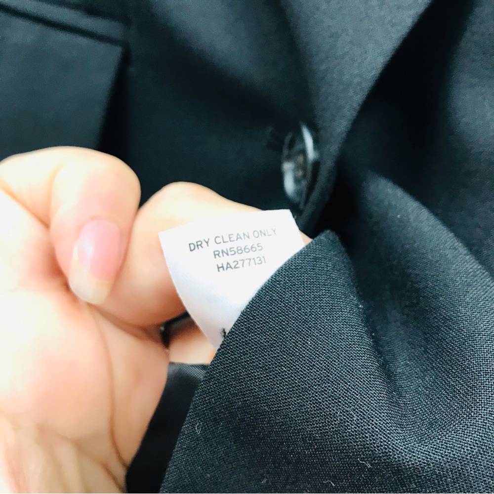 Halogen Double Button Fitted Blazer In Black Size… - image 6